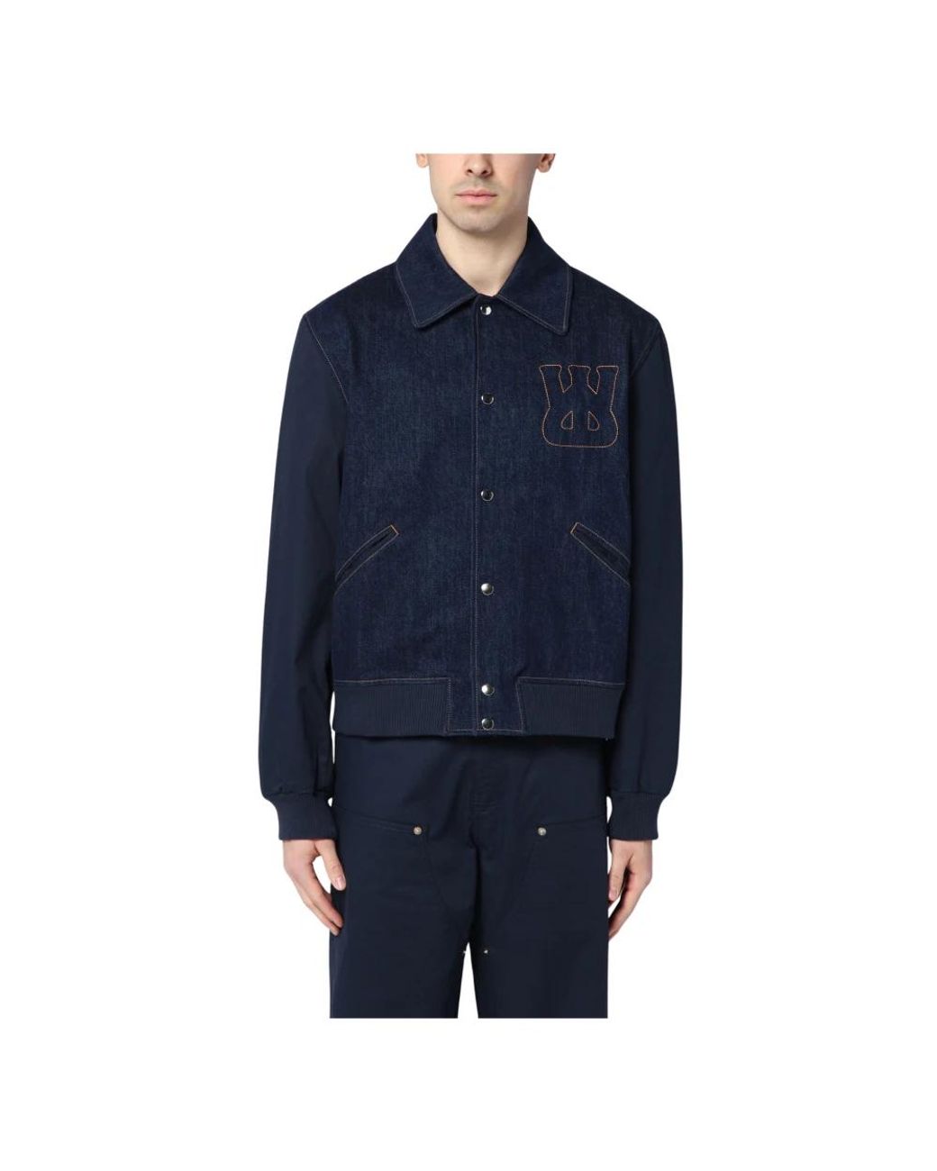 Wales Bonner Blue Denim Jackets for men