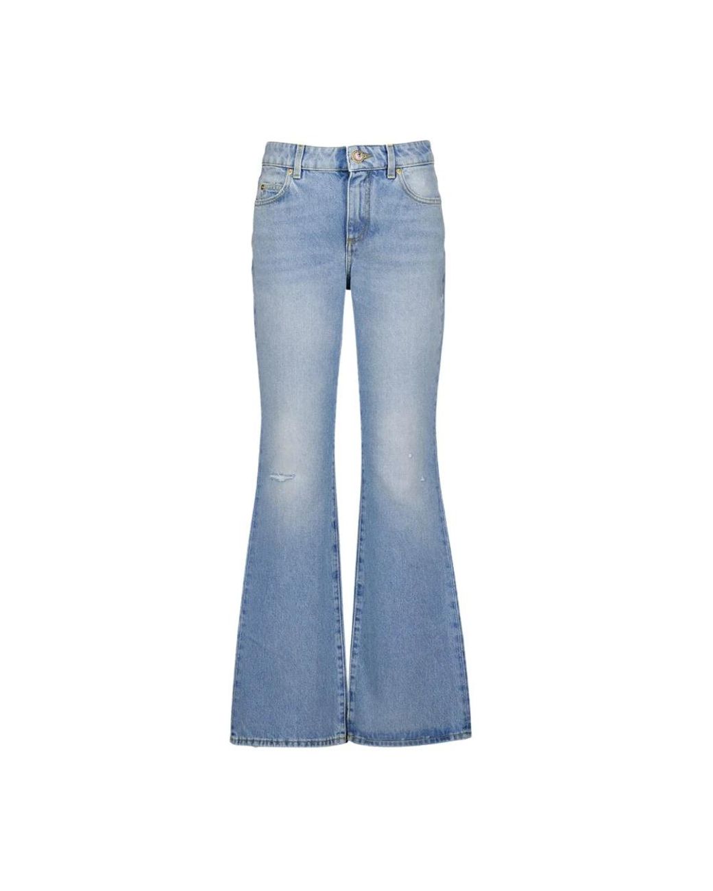 Balmain Retro Flared Denim Jeans in het Blue