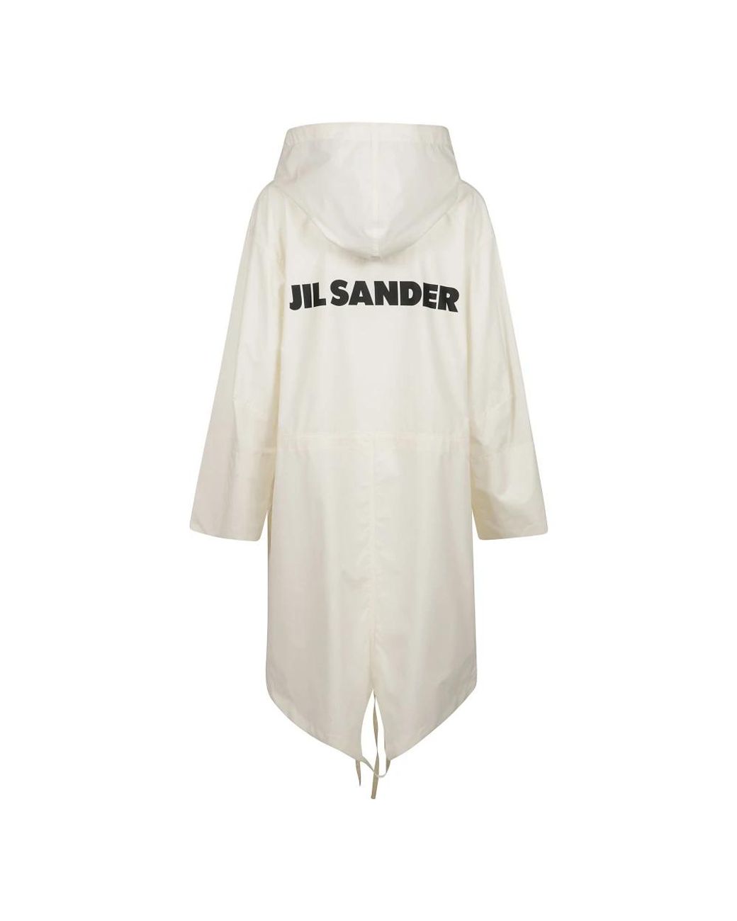 Jil Sander White Parkas