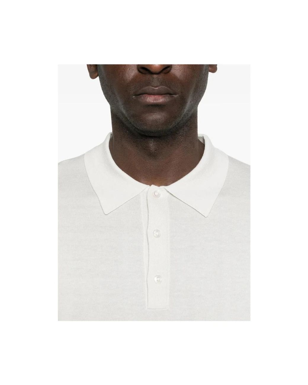 Studio Nicholson White Polo Shirts for men