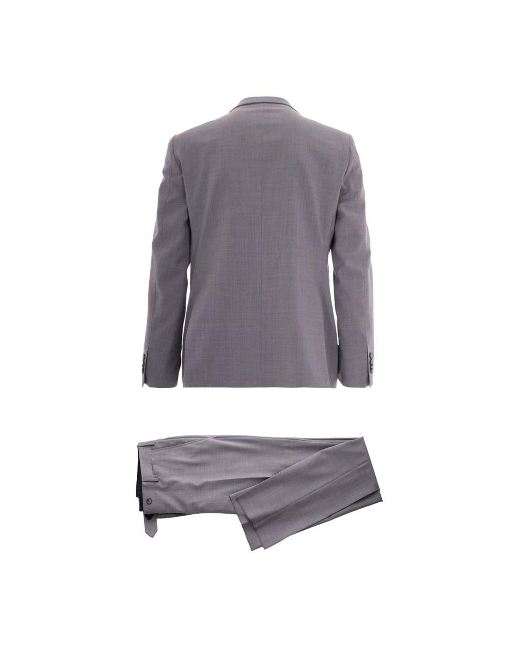 Lubiam Gray Single Breasted Suits for men