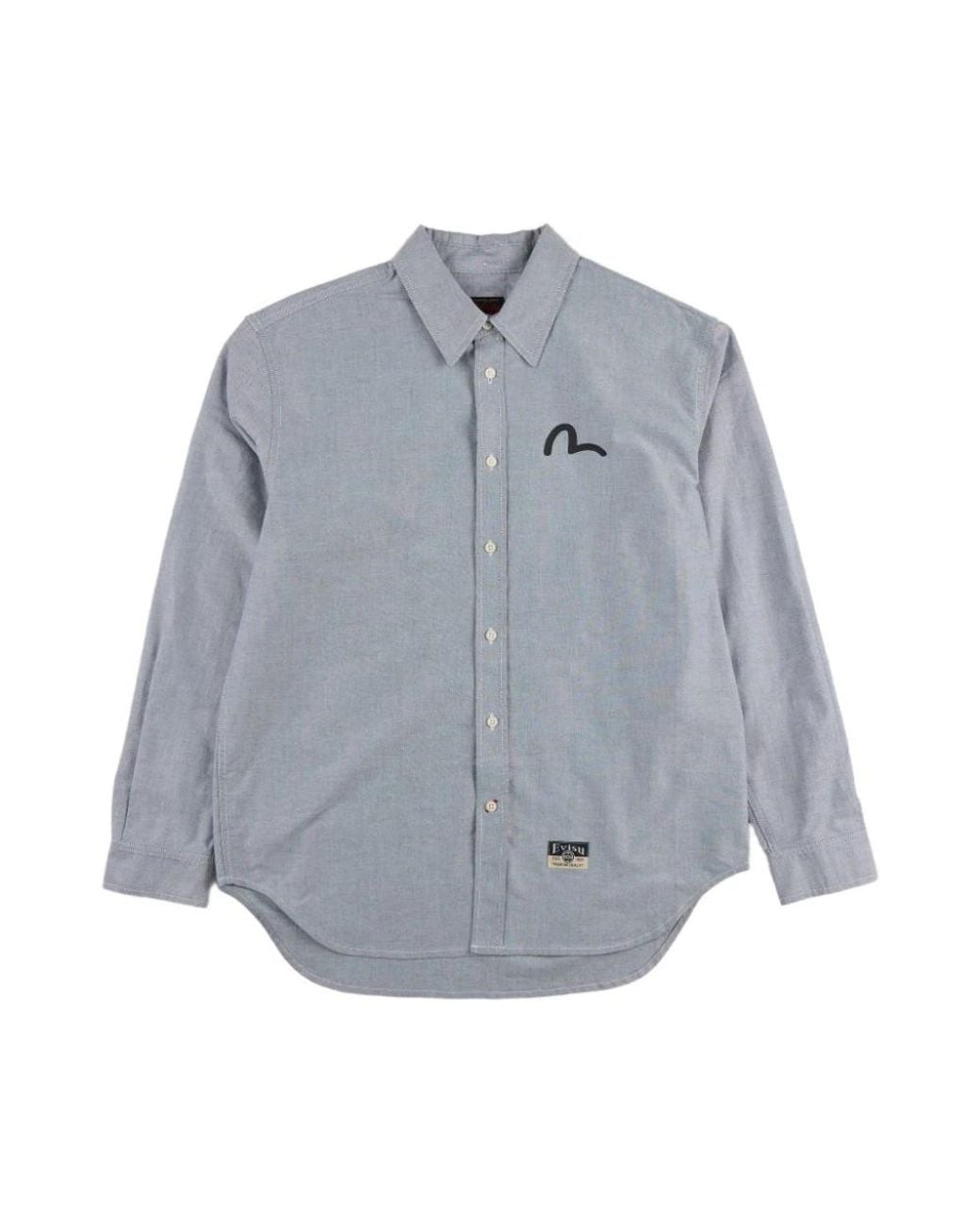 Casual Shirts Evisu de hombre de color Blue