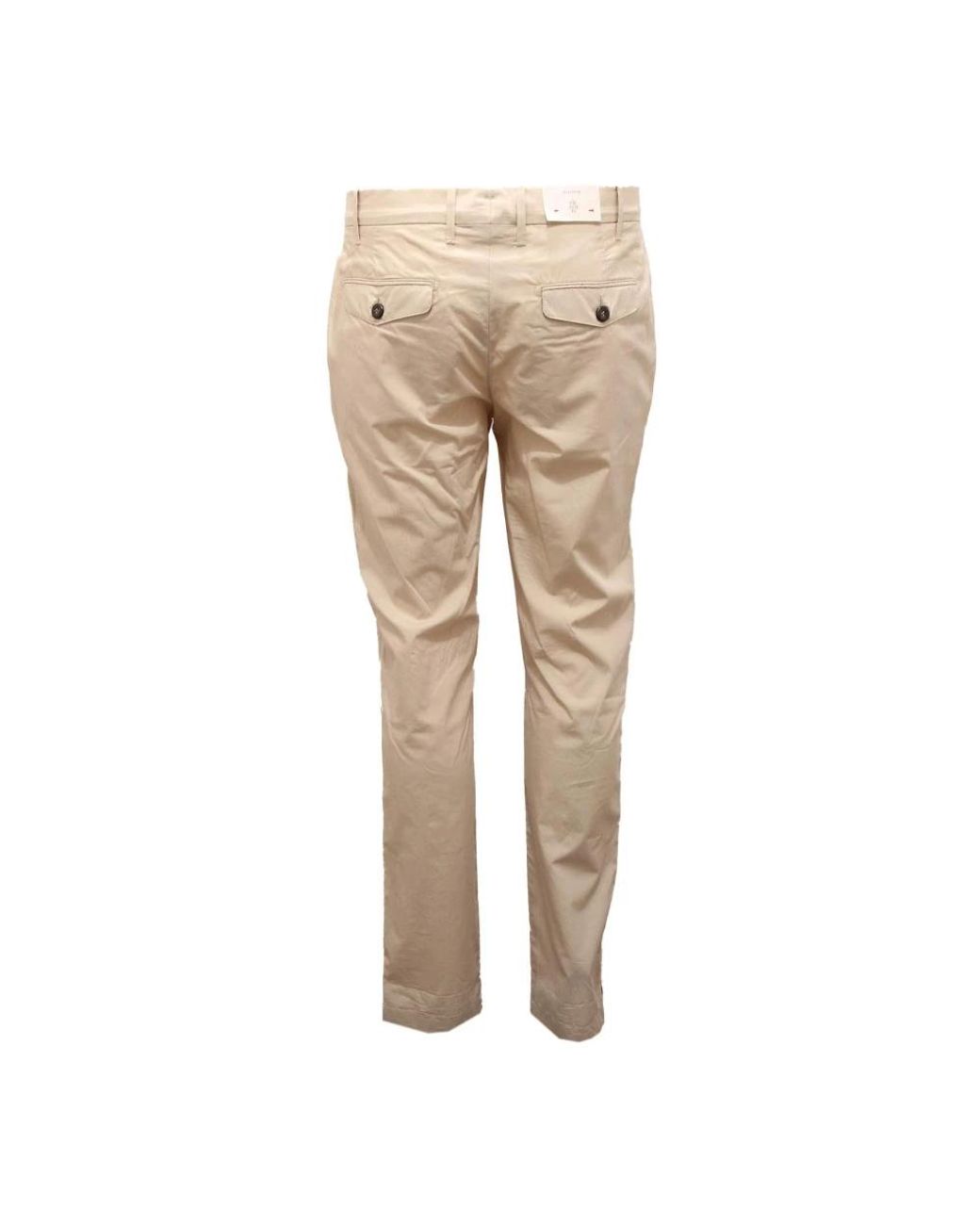 Eleventy Natural Straight Trousers for men