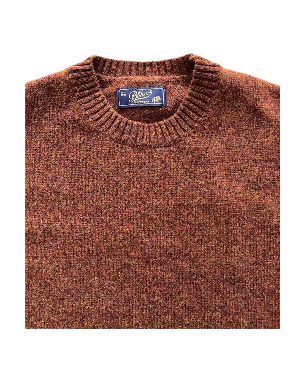 Bl'ker Brown Round-Neck Knitwear for men