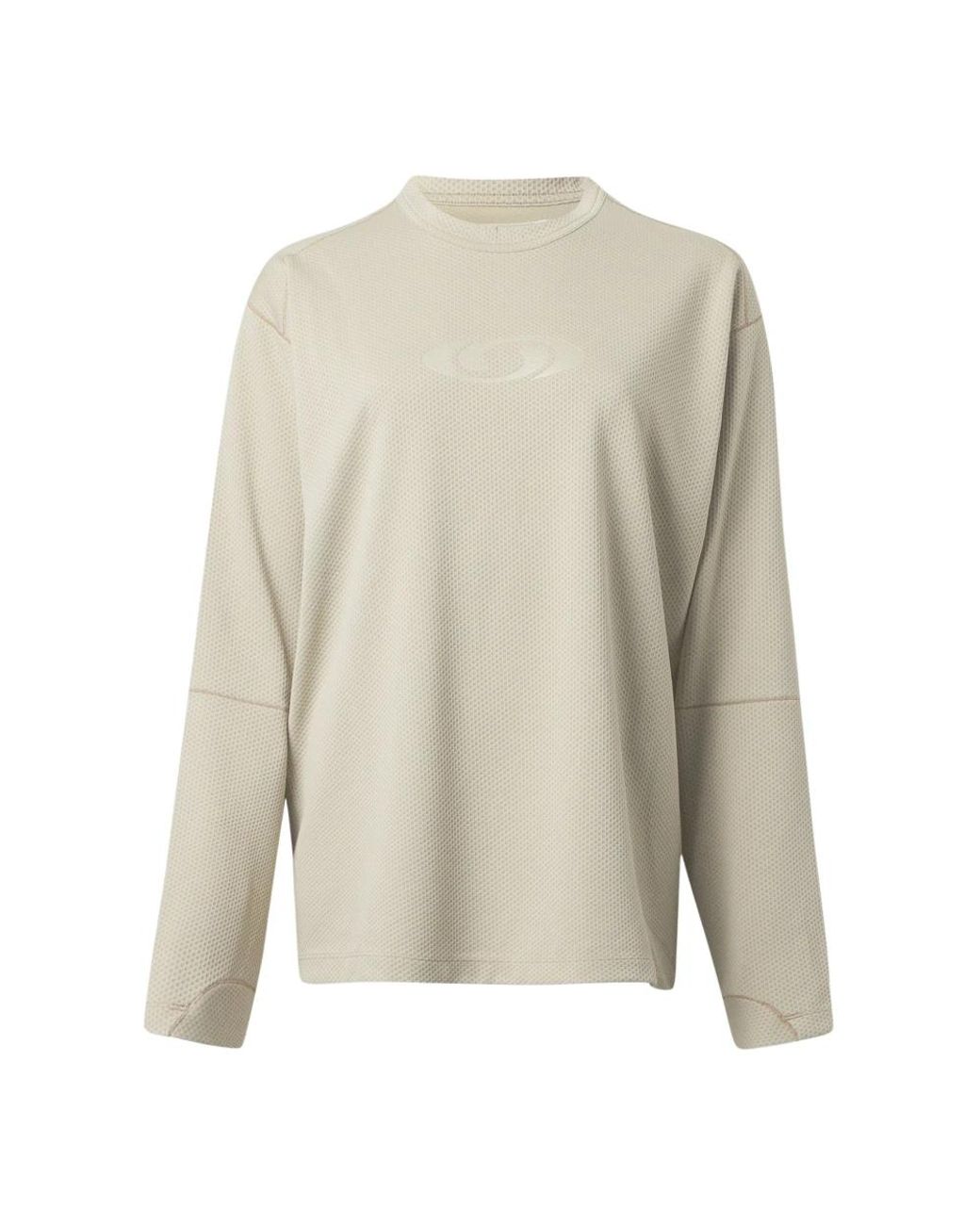 MM6 by Maison Margiela Gray Long Sleeve T-Shirts