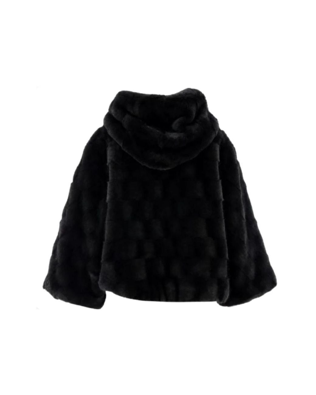 Pinko Black Faux Fur & Shearling Jackets