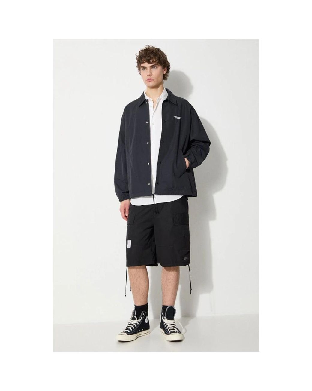Undercover Logo-Patch Baumwollhemd in White für Herren