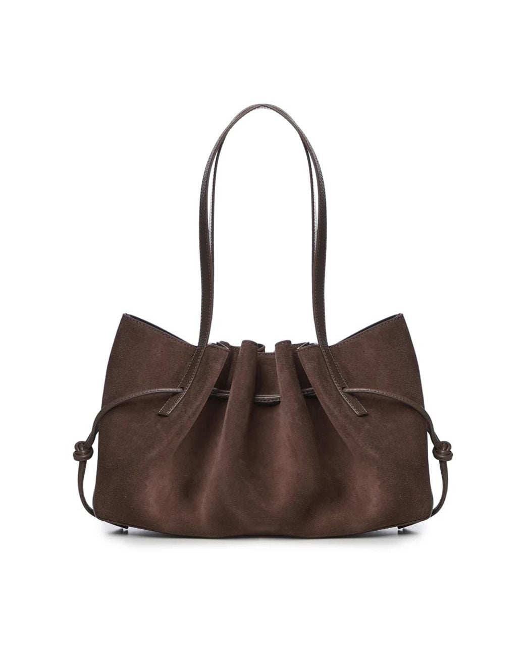 Yuzefi Brown Bucket Bags
