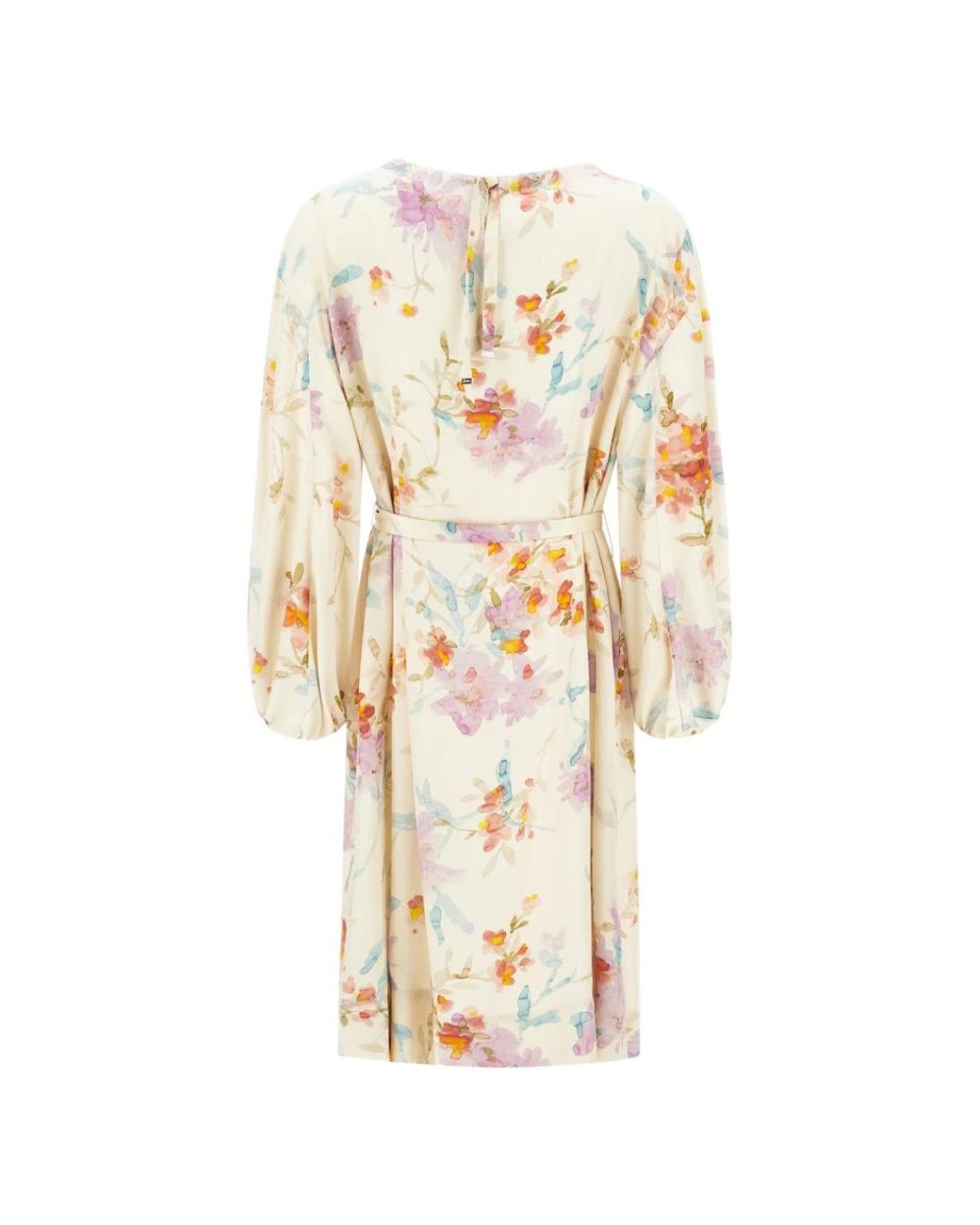 Midi Dresses Herno de color Natural
