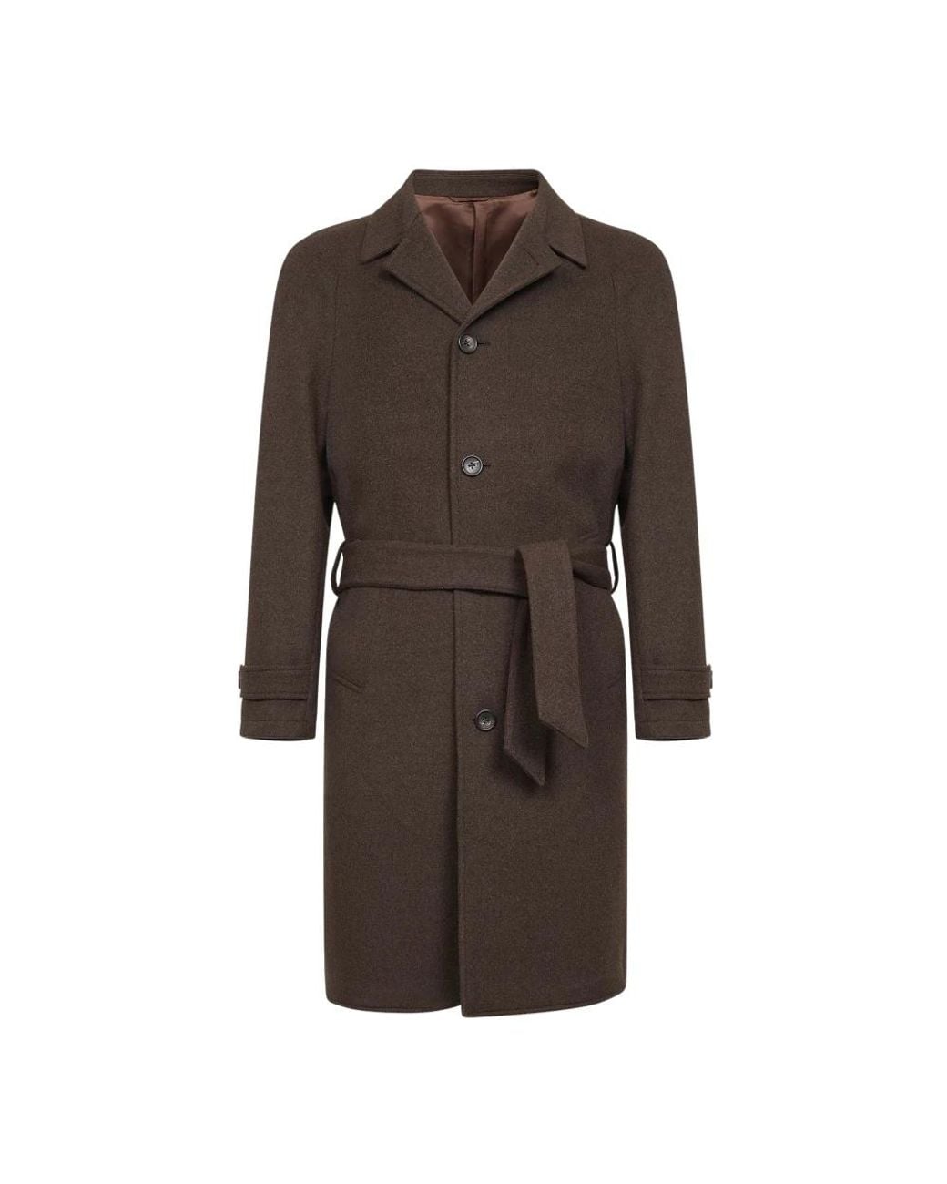 D4.0 Brown Belted Coats for men
