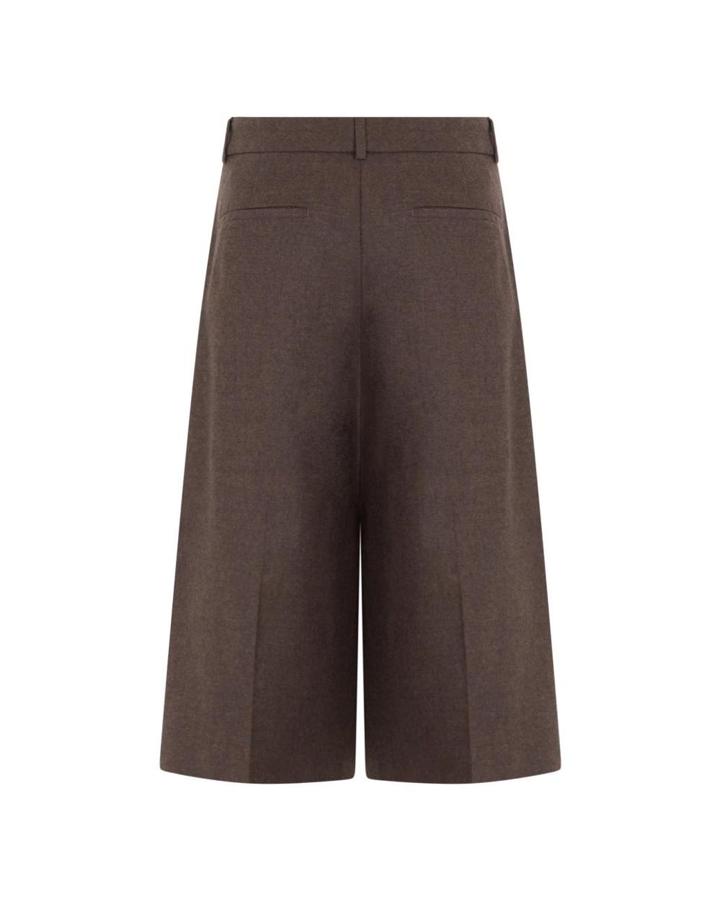 Peserico Brown Cropped Trousers