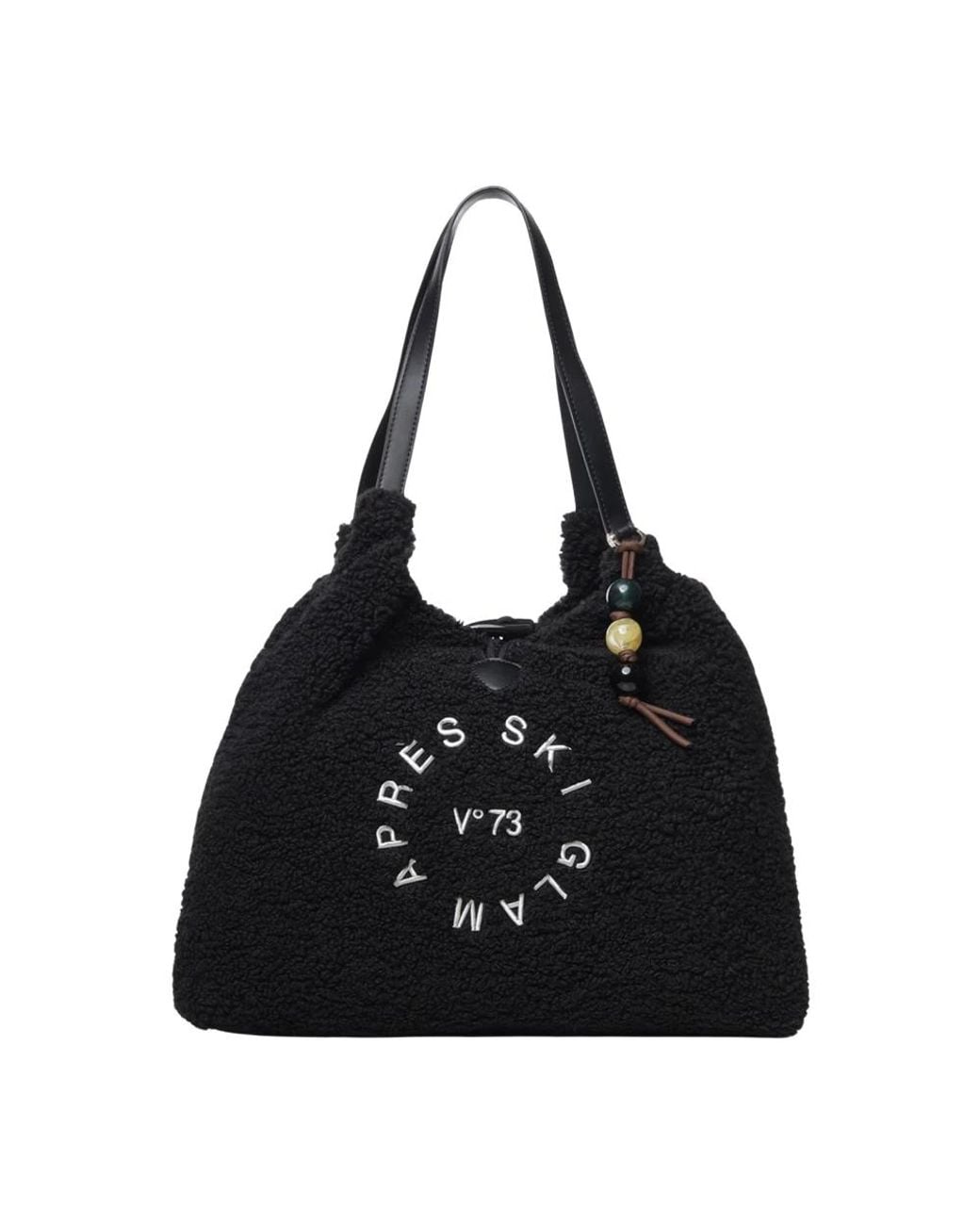 V73 Black Shopping Bags