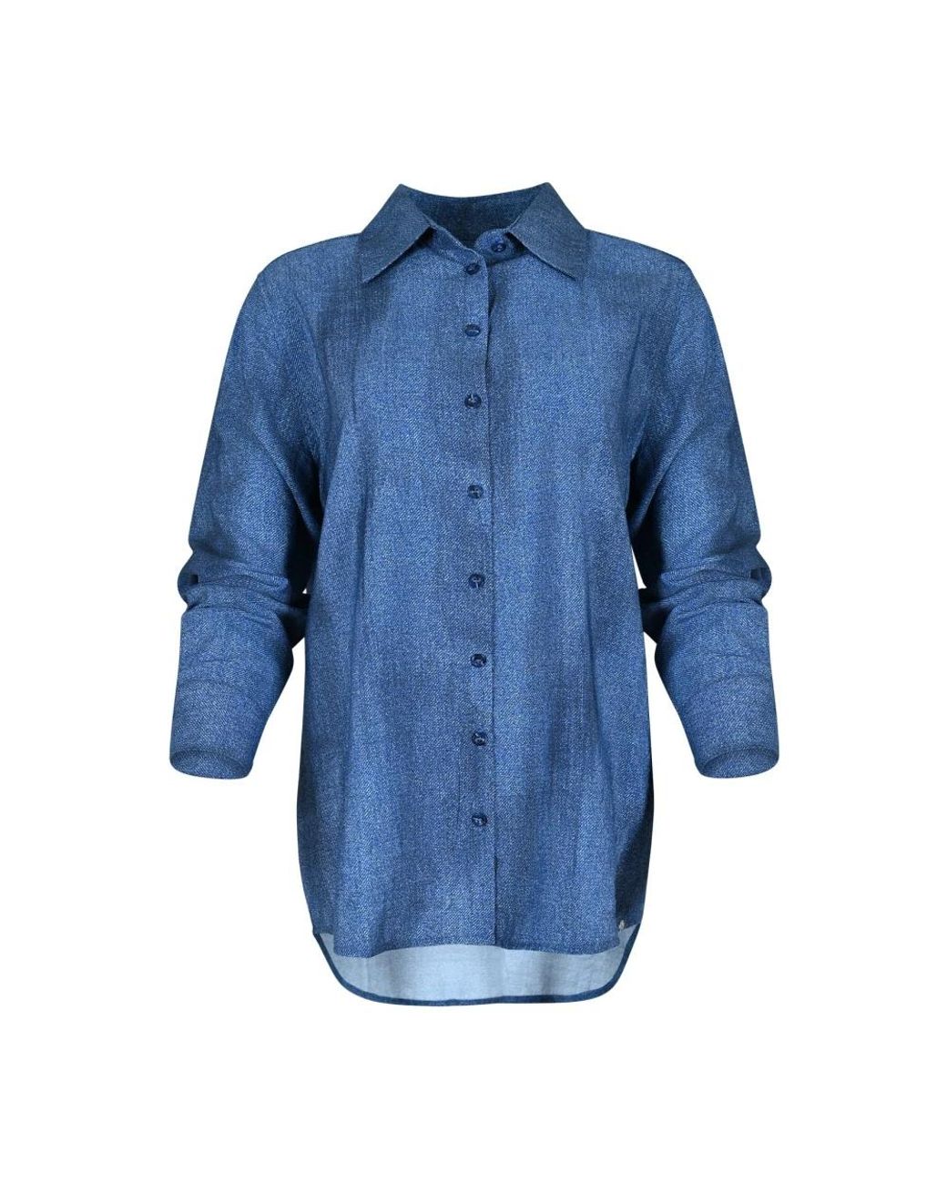 Maicazz Overhemden ,Blauw ,Vintage Lenna Blouse in het Blue