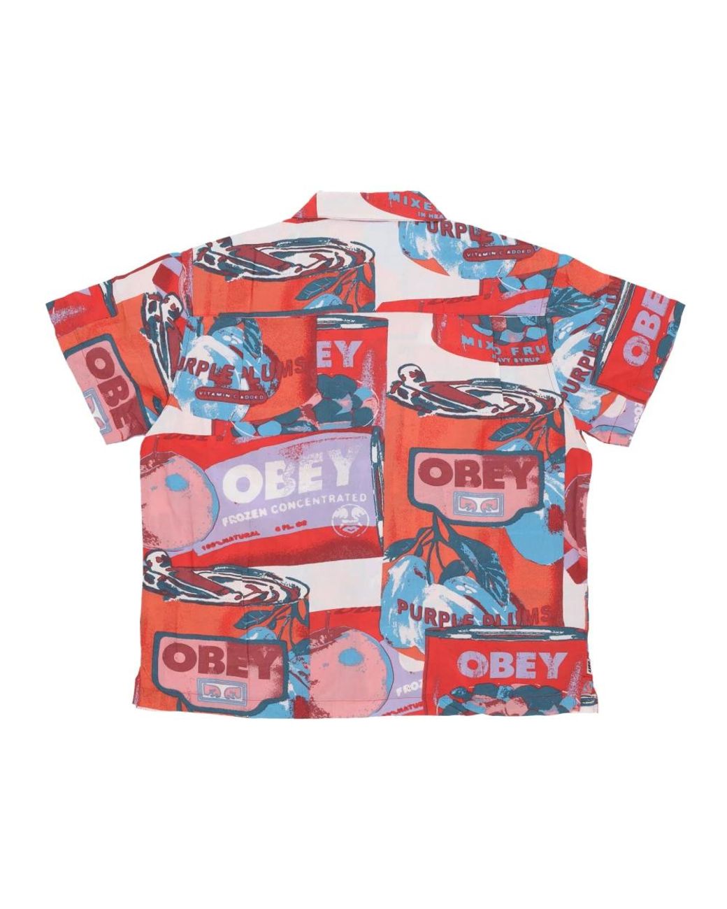 Obey Red Short Sleeve Shirts for men