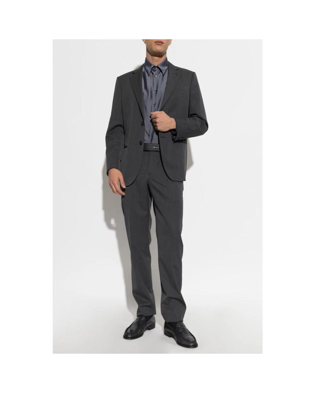 Single Breasted Suits Giorgio Armani de hombre de color Black