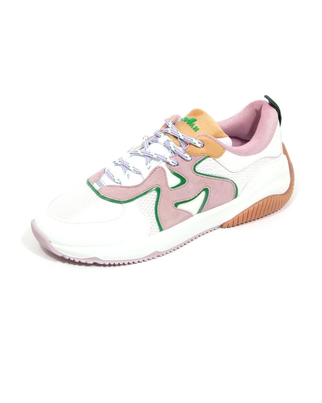 Hogan White E Ledersneaker für Frauen