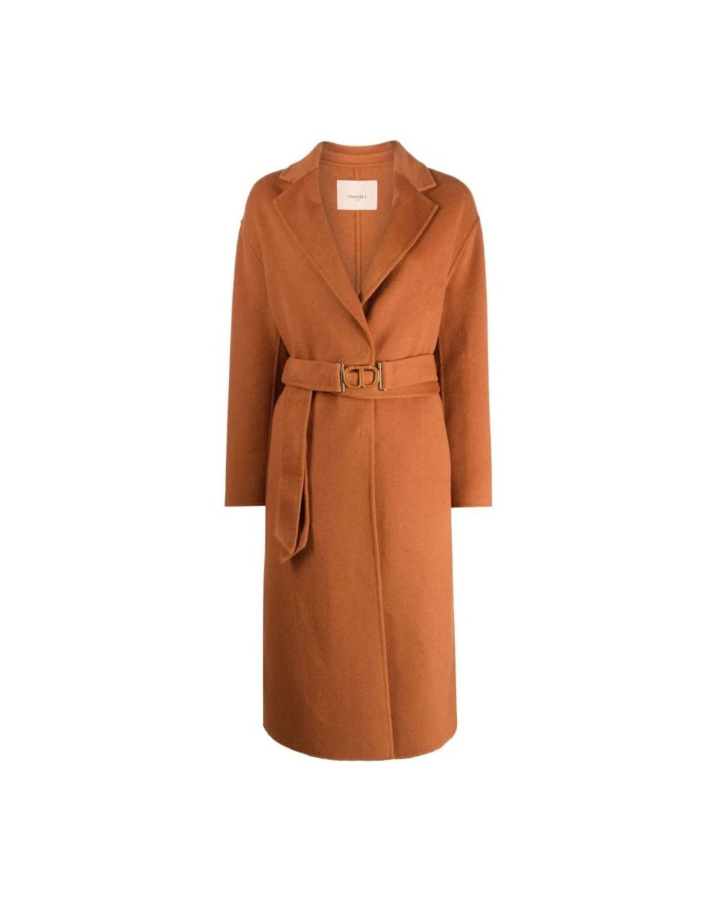 Twinset Coats > Belted Coats in het Brown