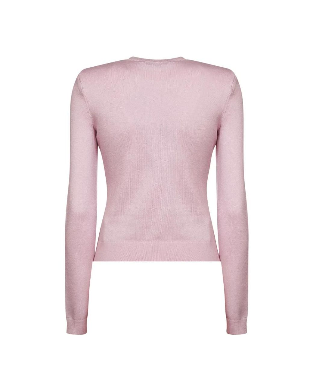 Self-Portrait Pink Round-Neck Knitwear