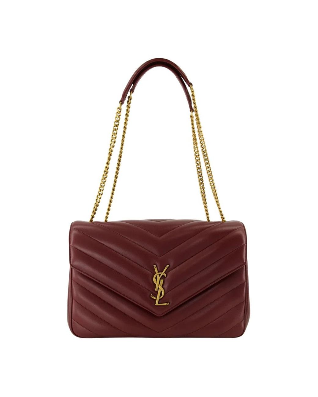Saint Laurent Purple Shoulder Bags