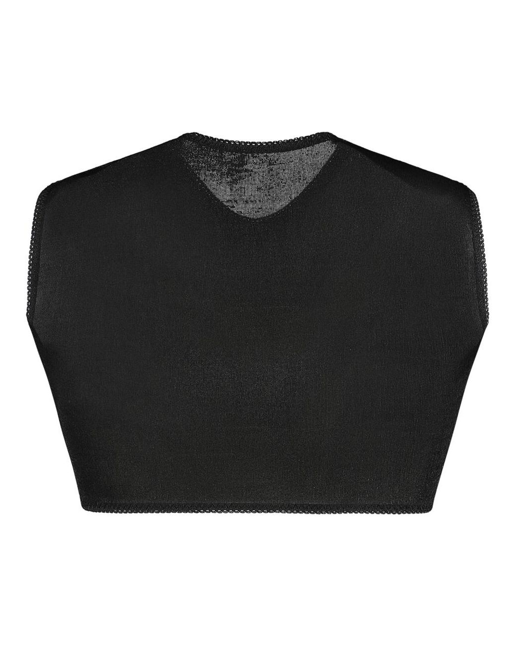 Anna October Black Sleeveless Tops