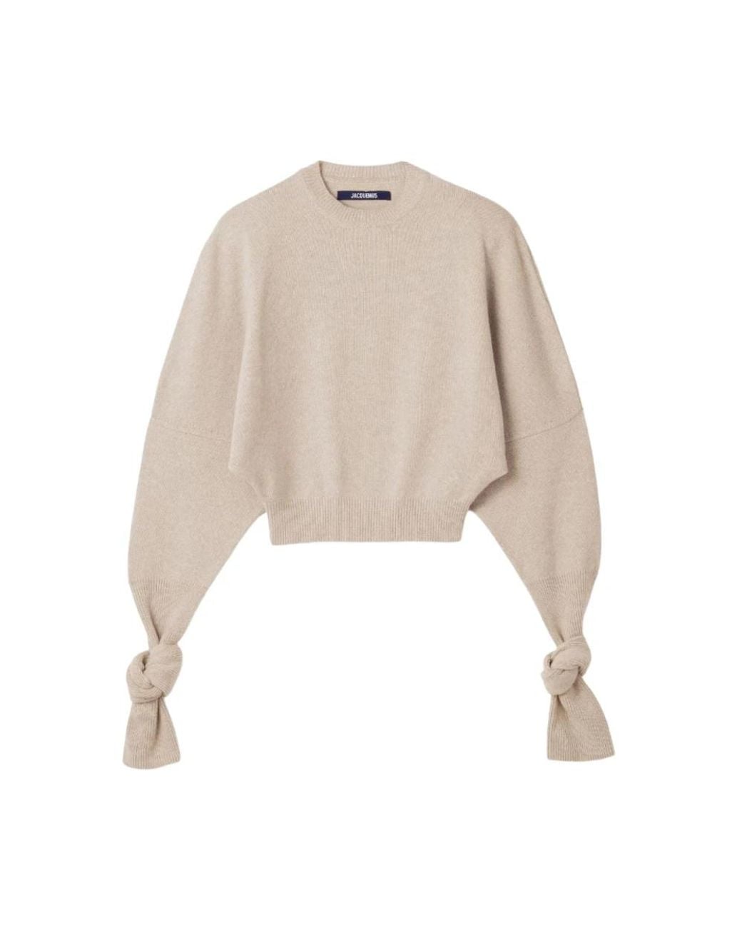 Jacquemus Le Pull Fiocco in het Natural