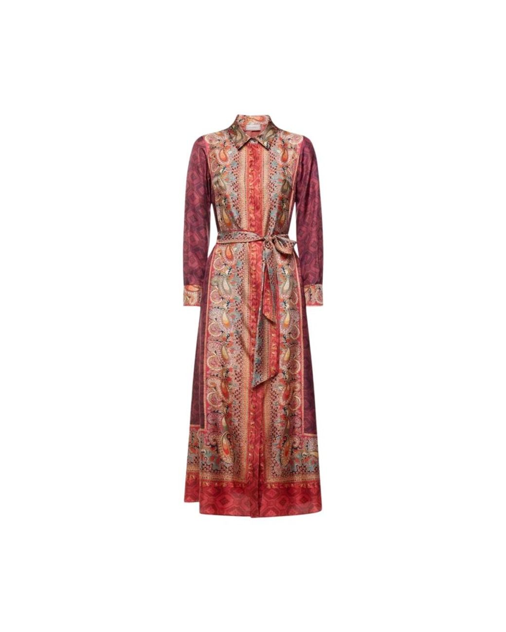 Pierre Louis Mascia Red Shirt Dresses
