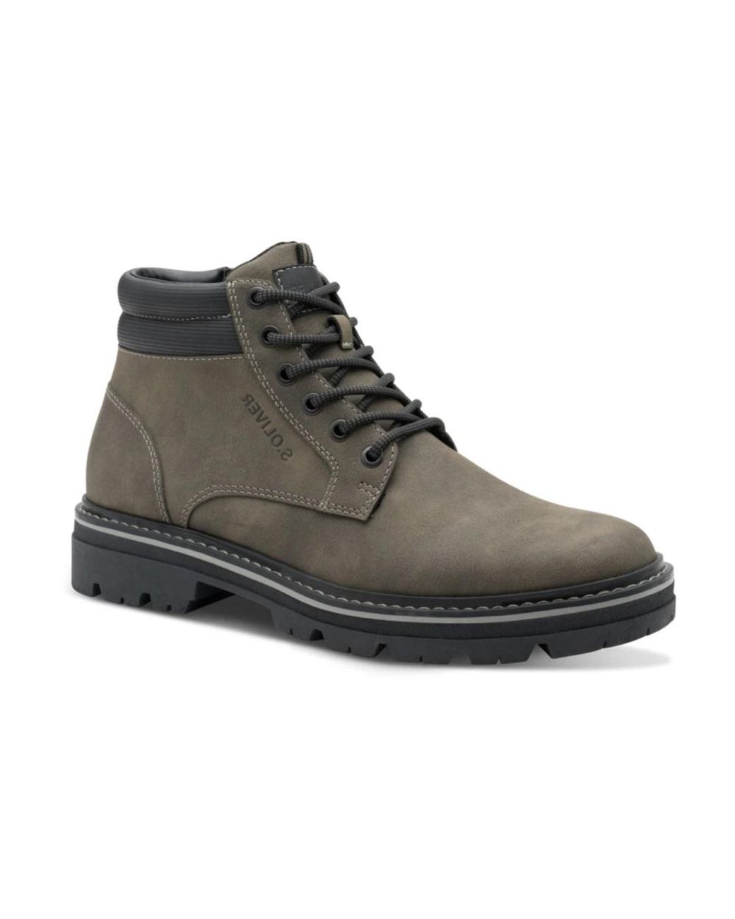 S.oliver Brown Lace-Up Boots for men