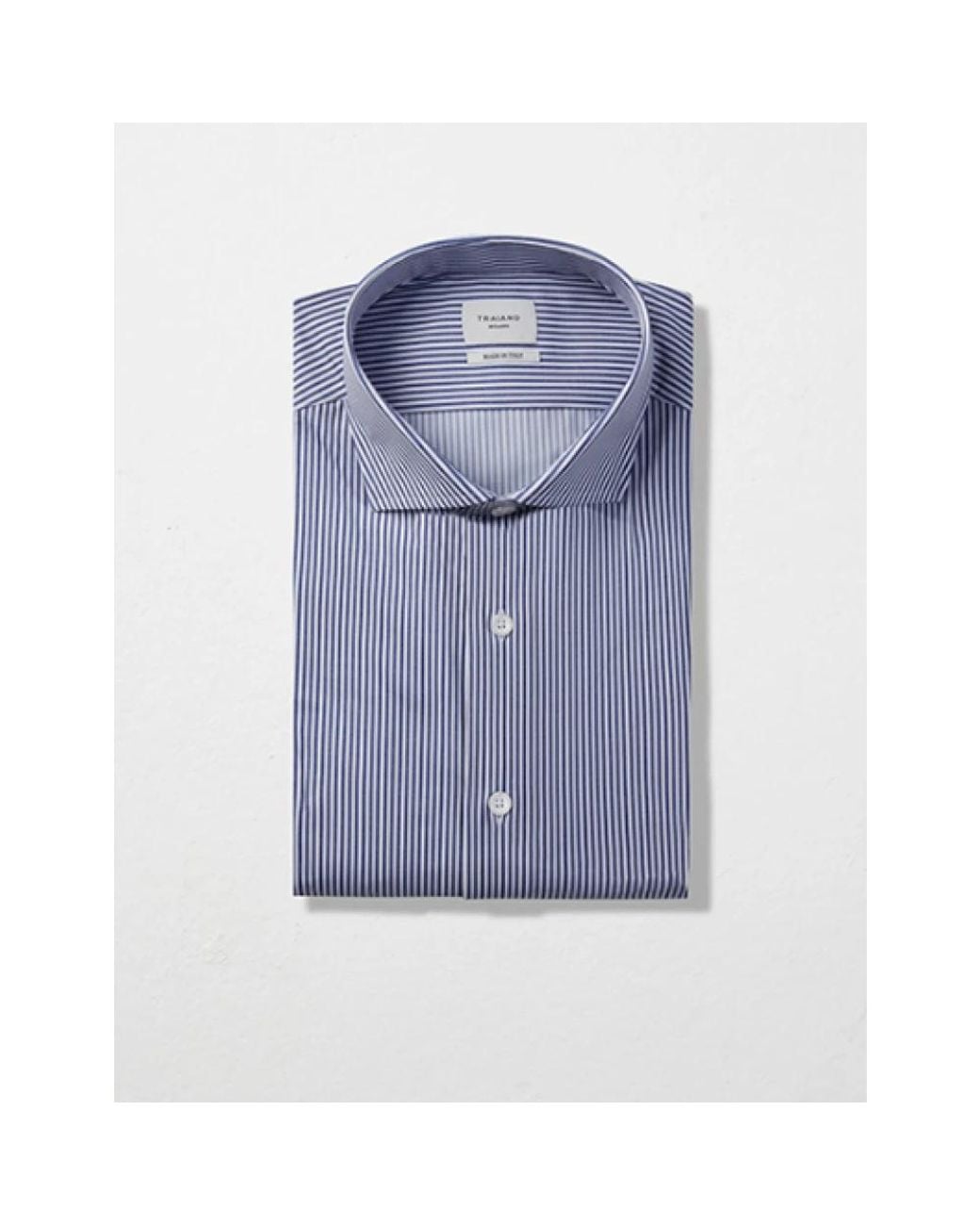 Traiano Milano Gray Formal Shirts for men