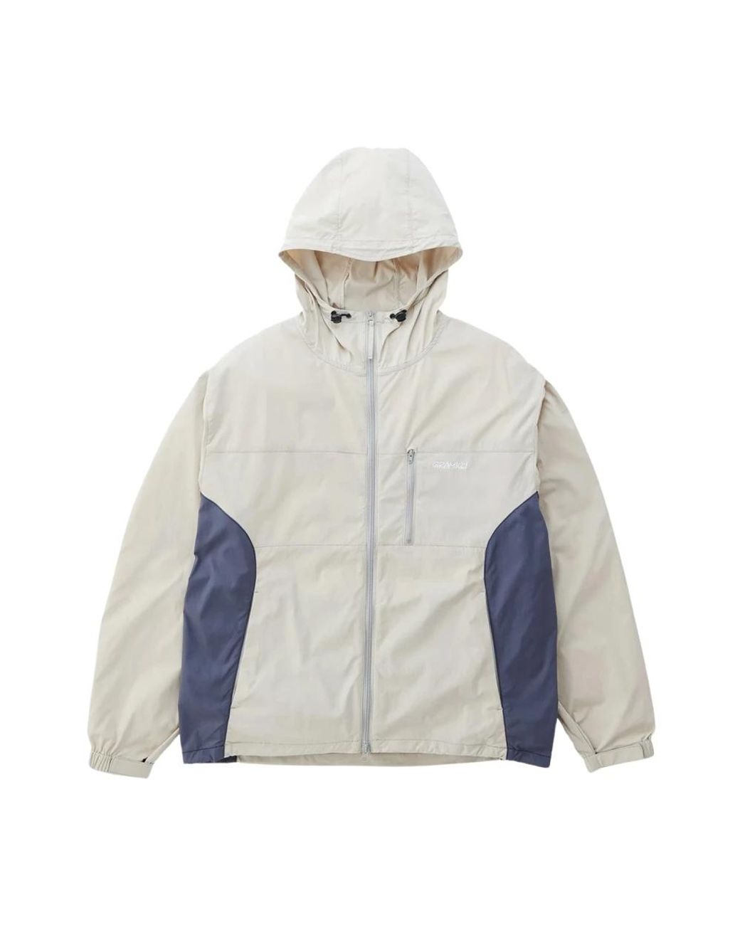 Gramicci Jassen ,Grijs ,Nylon Softshell Nylon Hooded Jacket in het Blue voor heren