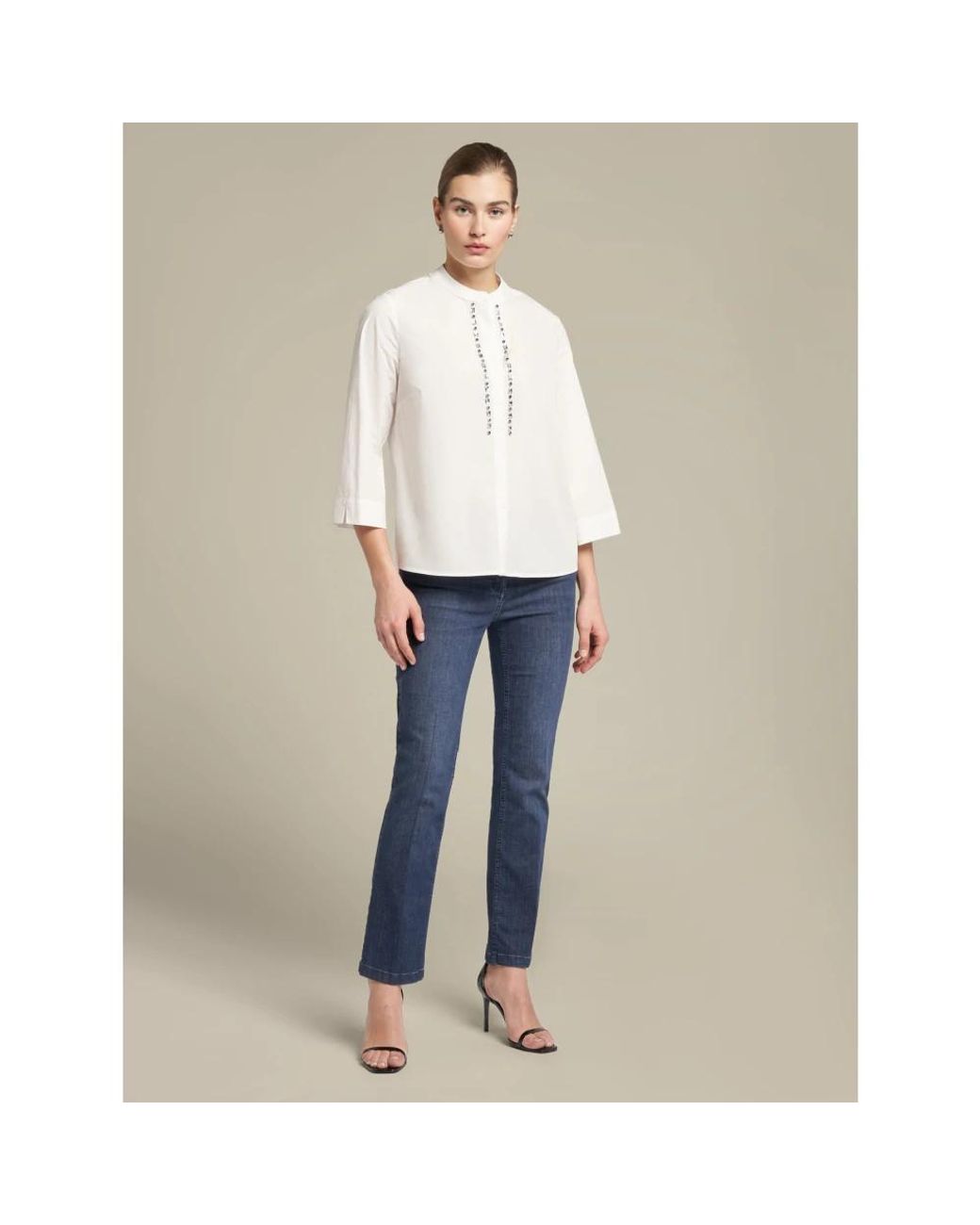 Elena Miro White Blouses