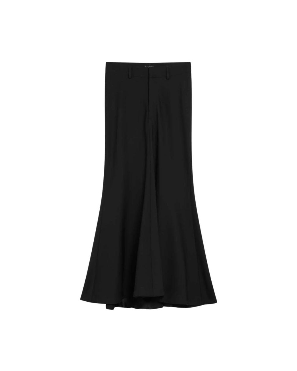 Balenciaga Black Midi Skirts