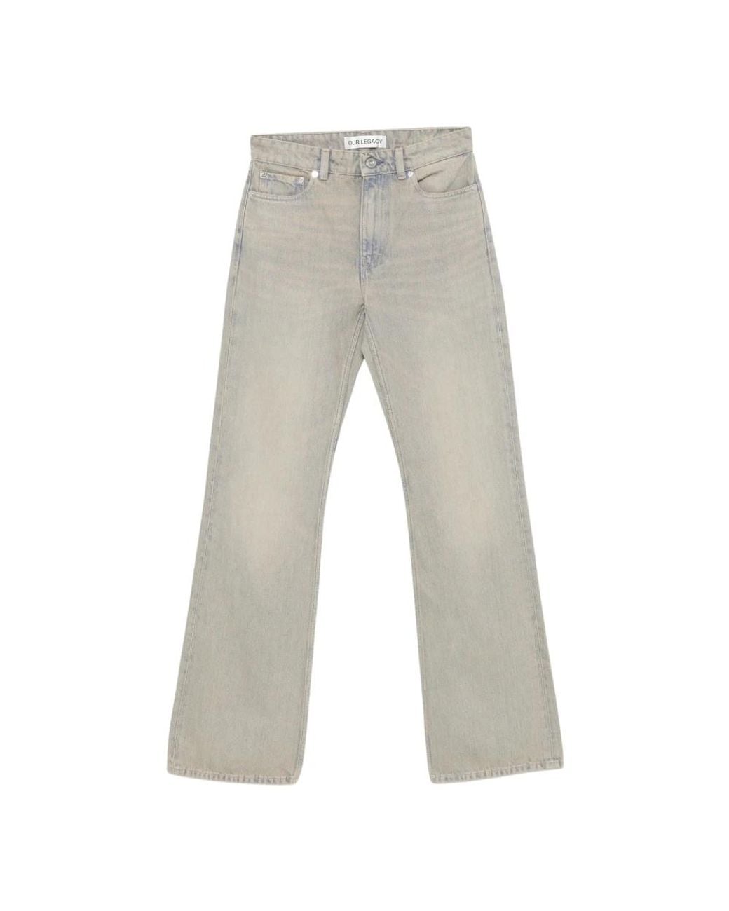 Our Legacy Gray Bootcut Jeans