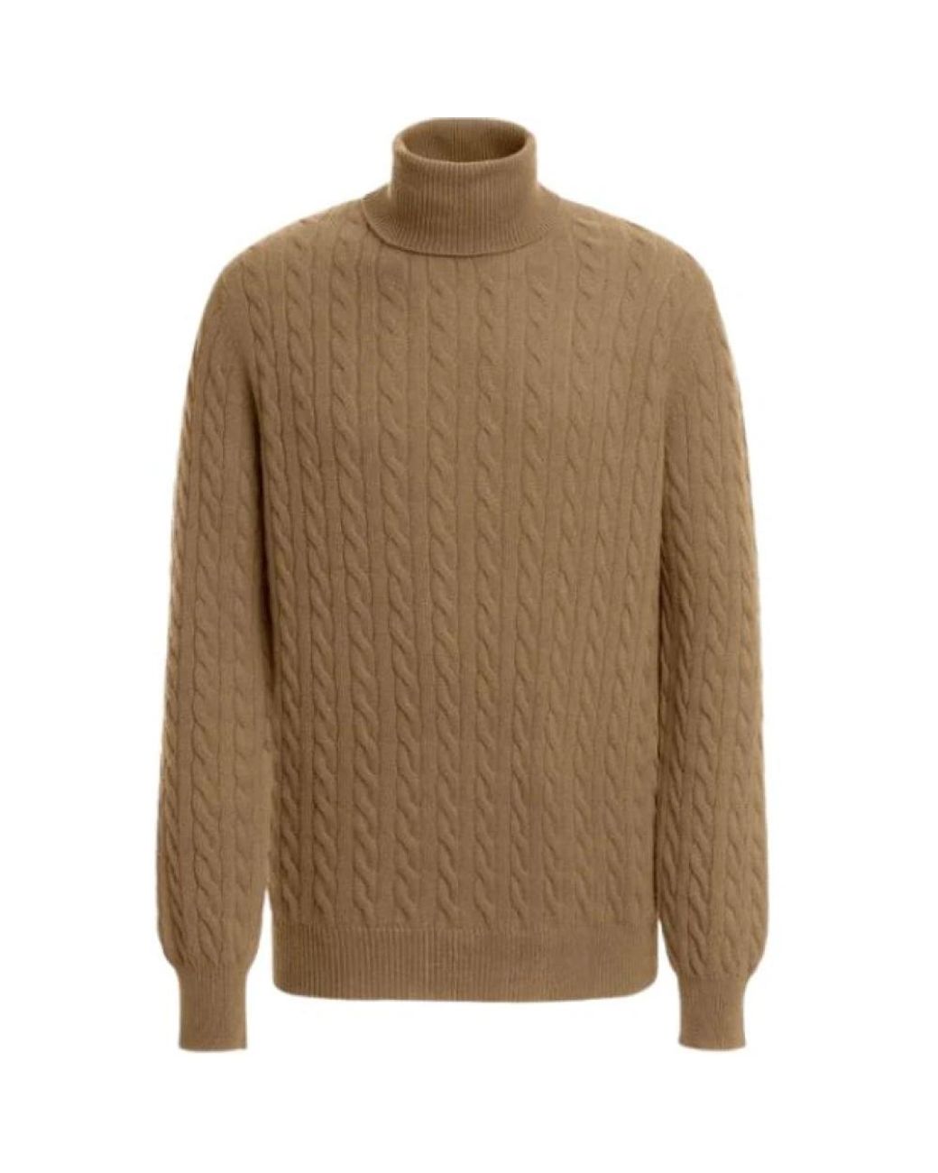 Turtlenecks Malo de hombre de color Brown