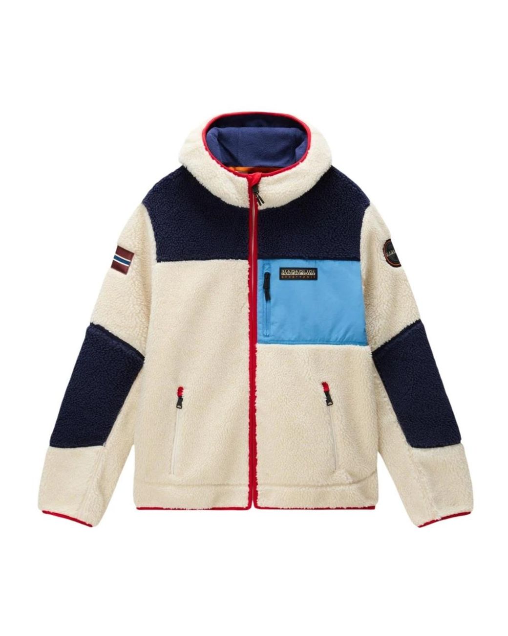 Napapijri Blue Zip-Throughs for men