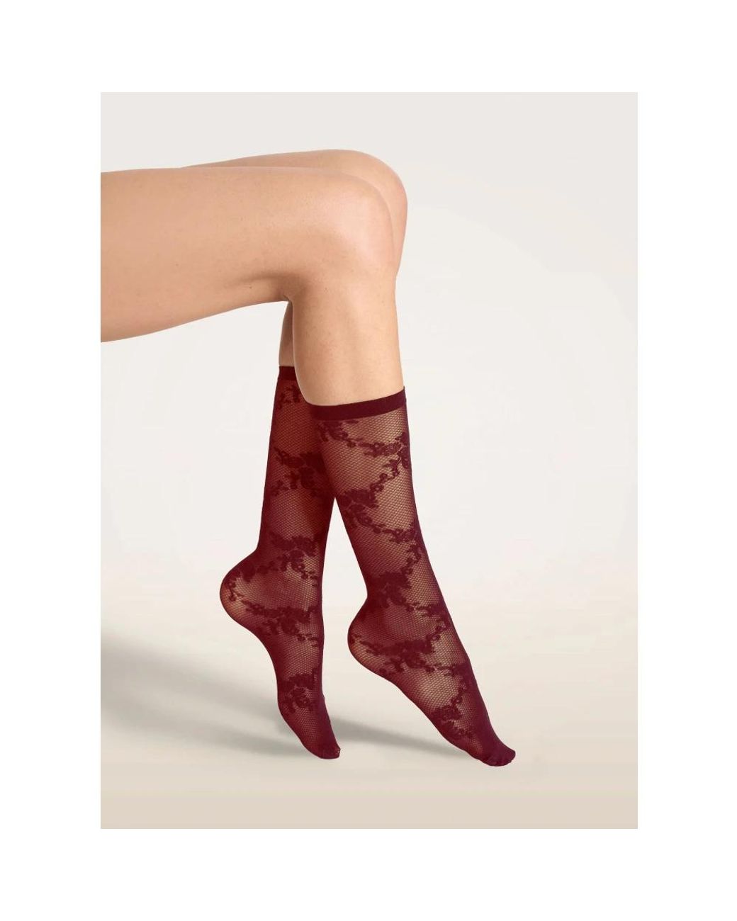 Socks Wolford de color Red