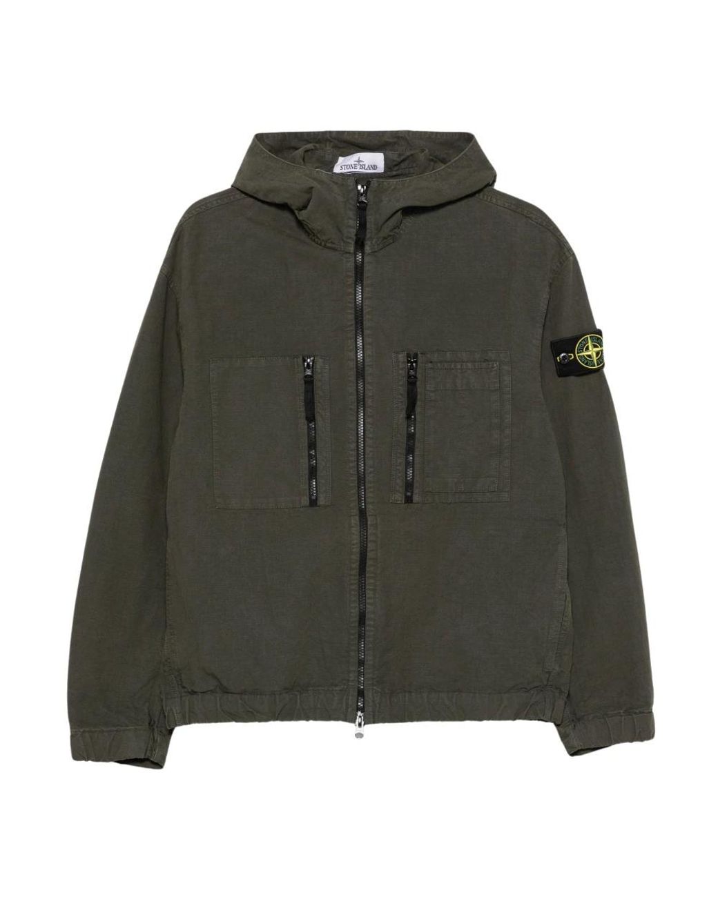 Stone Island Green Light Jackets for men