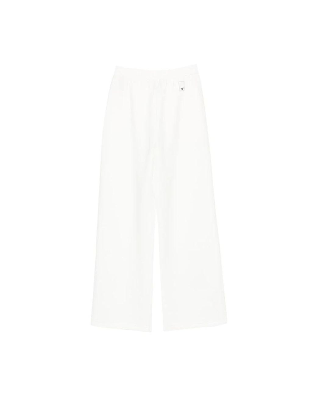 Emporio Armani White Sweatpants