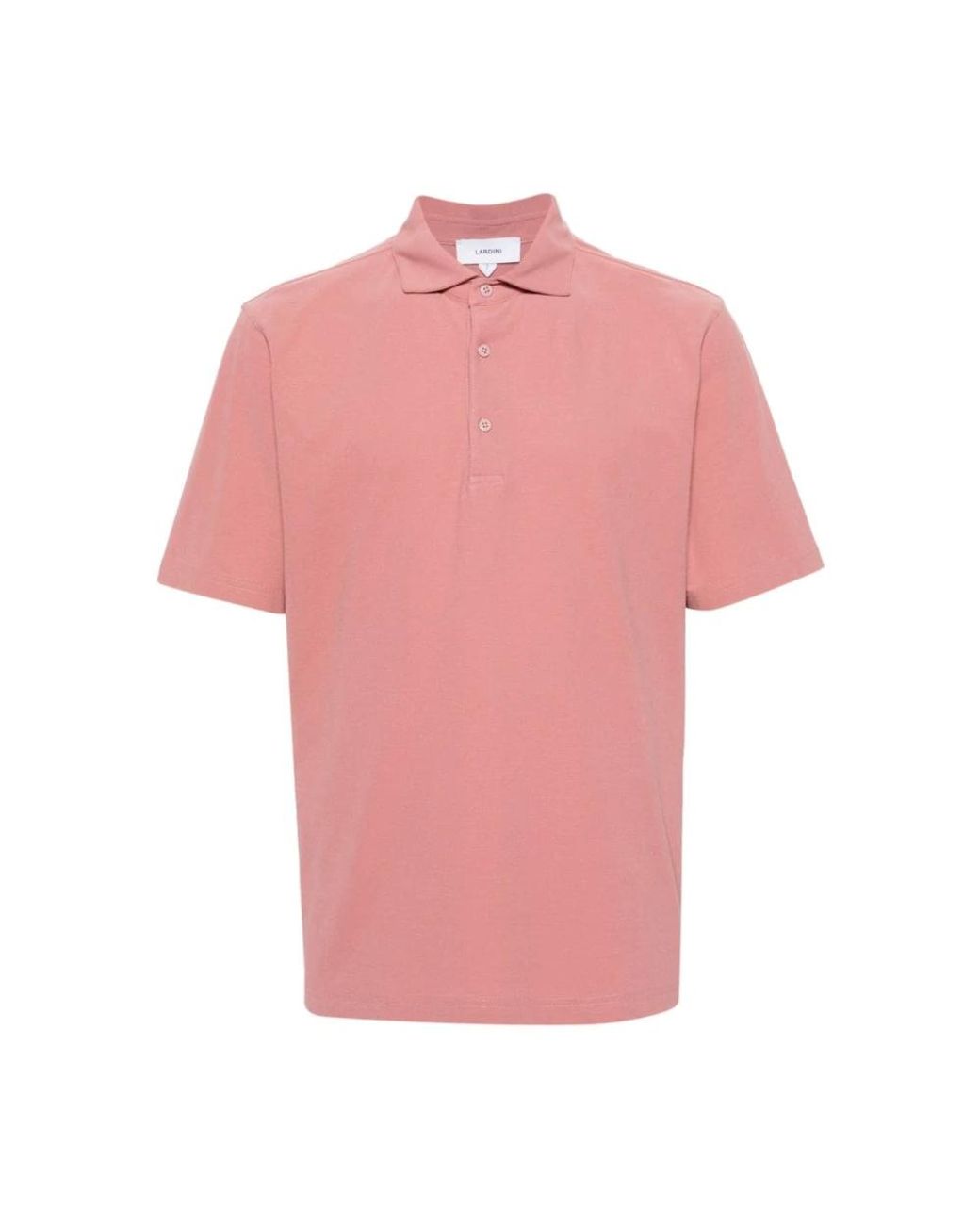 Lardini Tops ,Roze ,Katoen Koraalroze Polo Shirt in het Pink voor heren