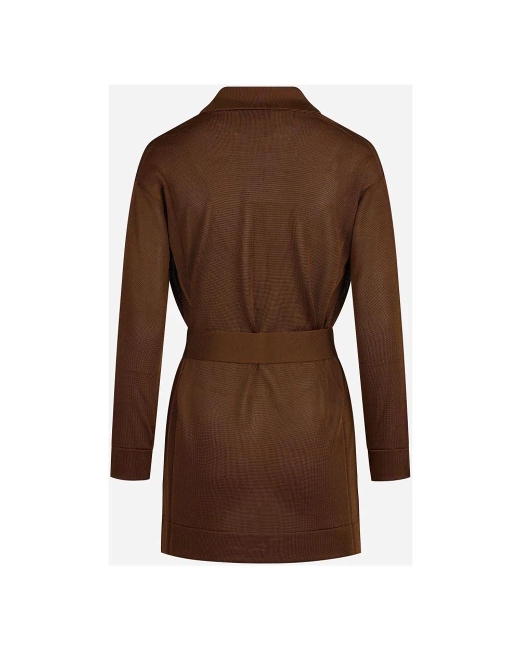 Elisabetta Franchi Brown Cardigans