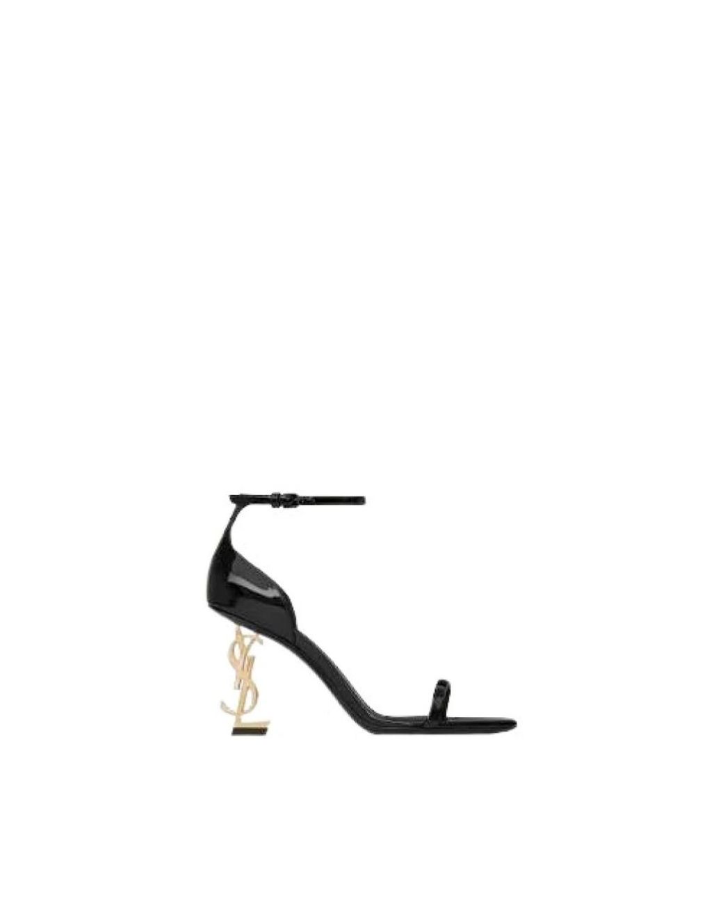 Saint Laurent Black High Heel Sandals
