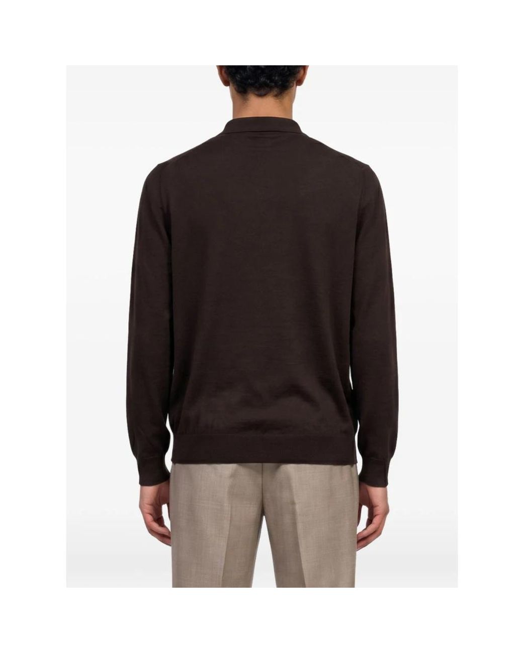 Lardini Black Polo Shirts for men