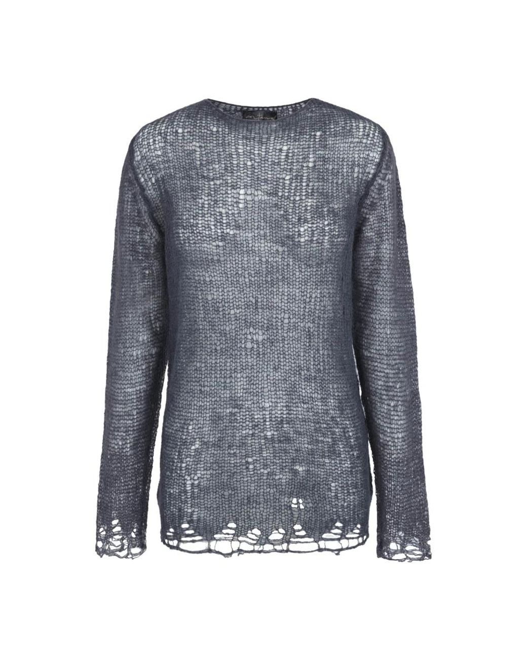 Cortana Blue Round-Neck Knitwear