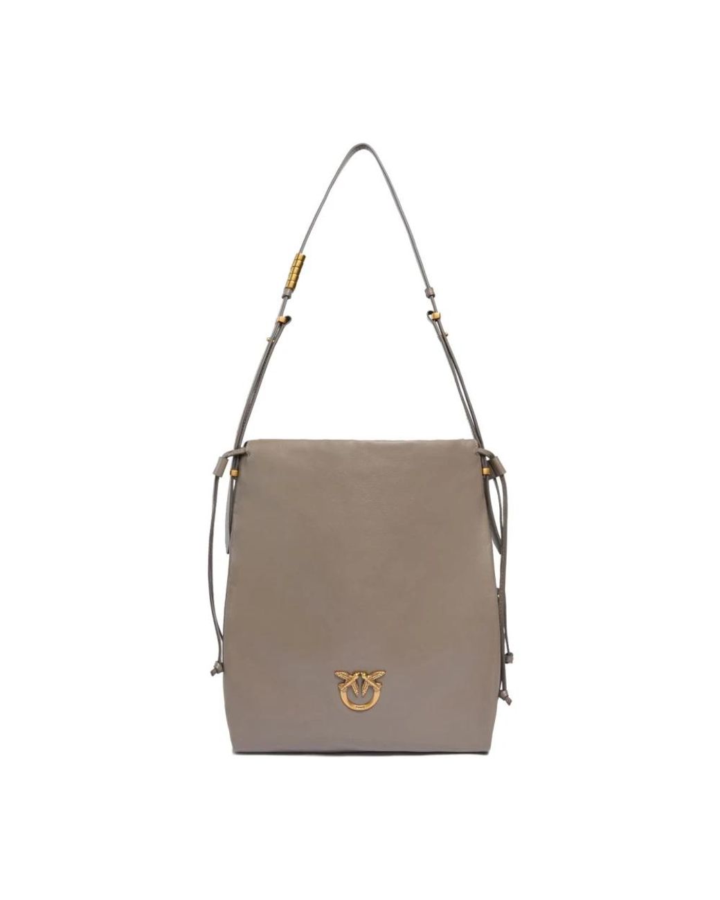 Pinko Gray Shoulder Bags