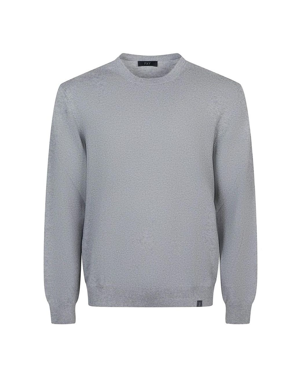 Fay Gray Round-Neck Knitwear for men