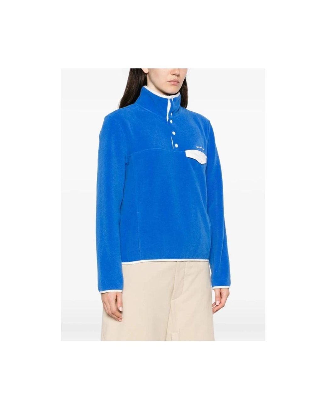 Sporty & Rich Blue Long Sleeve T-Shirts