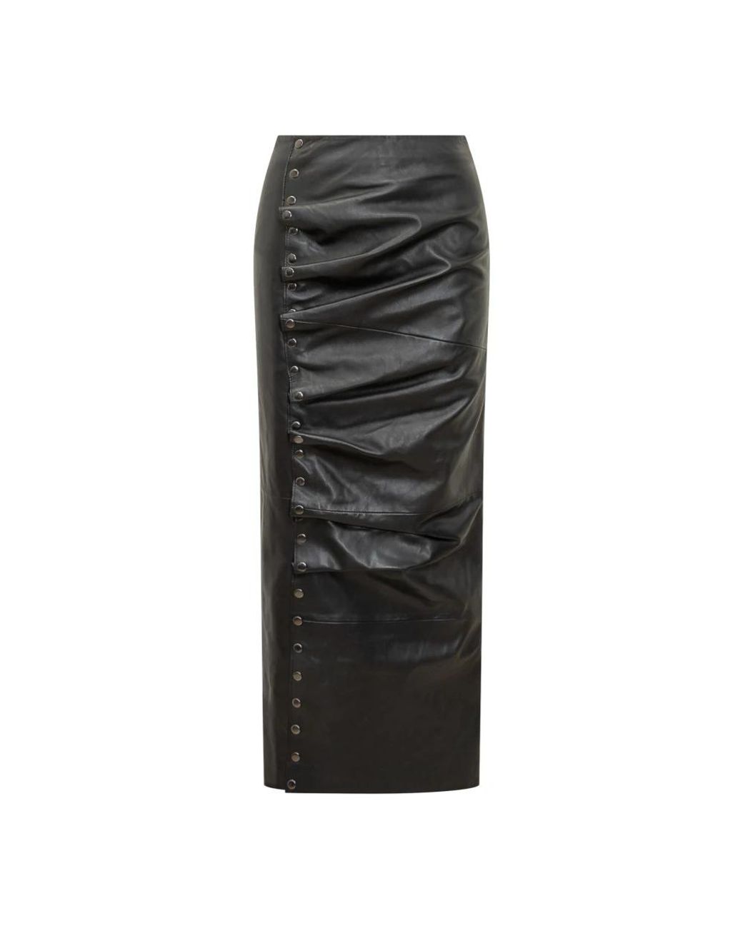 ROTATE BIRGER CHRISTENSEN Black Leather Skirts