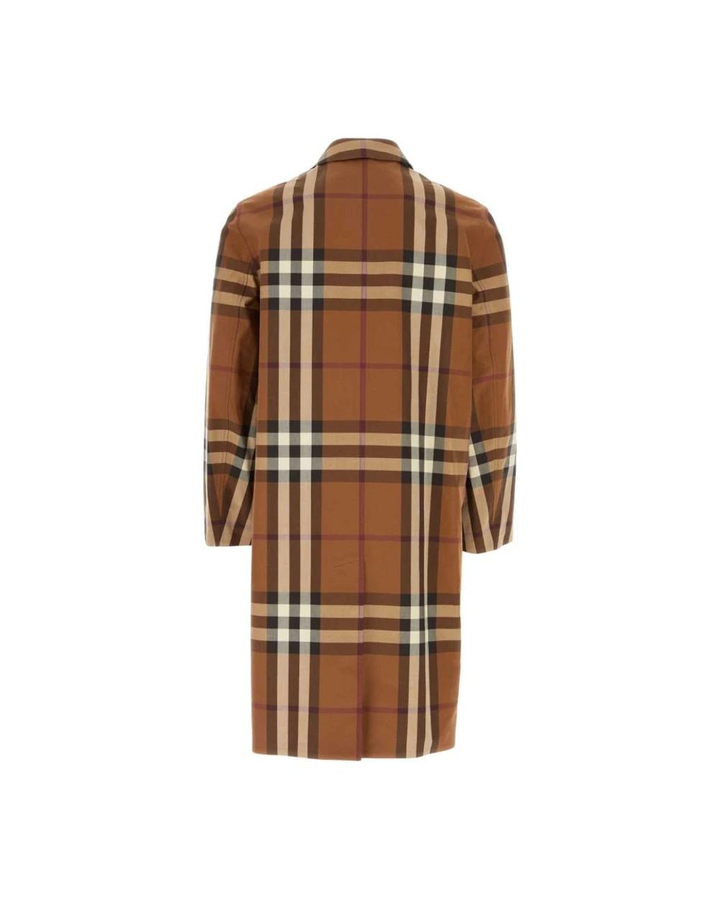 Burberry Brown Single-Breasted Coats for men