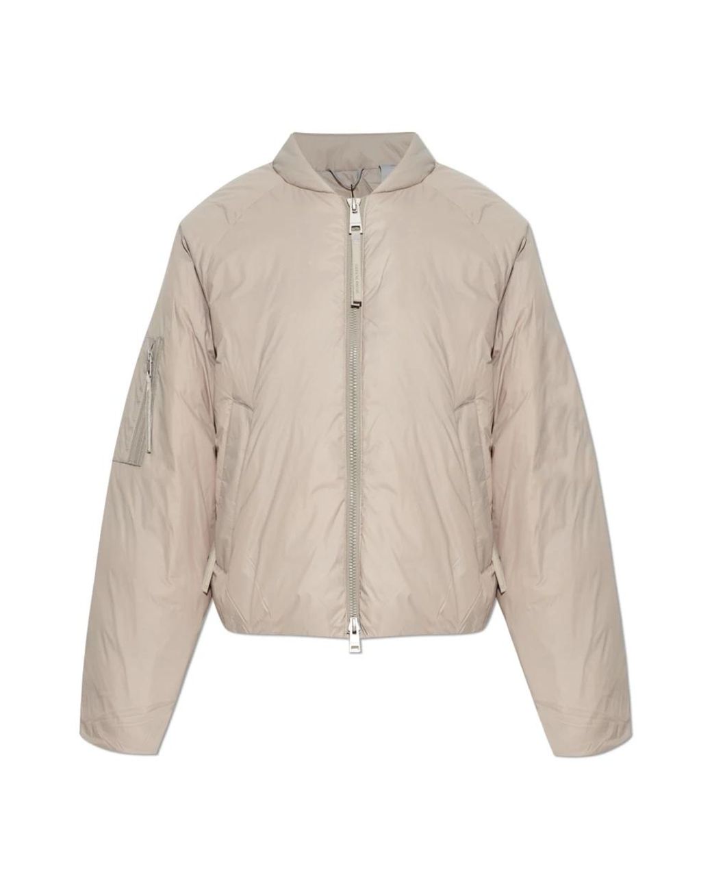 Canada Goose Jassen ,Grijs ,Nylon Ella Down Jacket in het Natural
