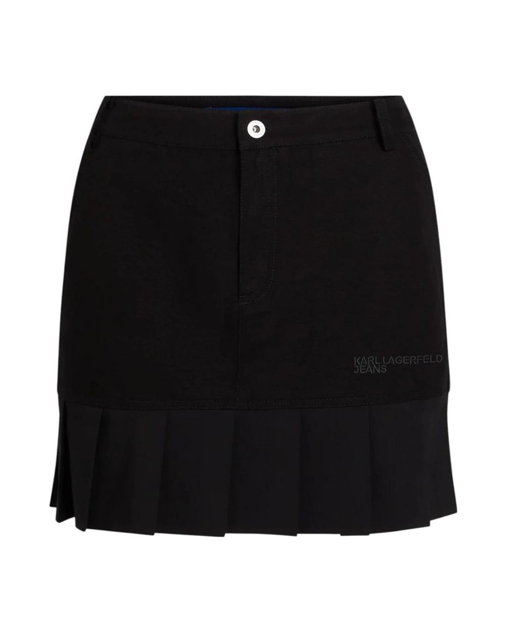 Karl Lagerfeld Black Short Skirts