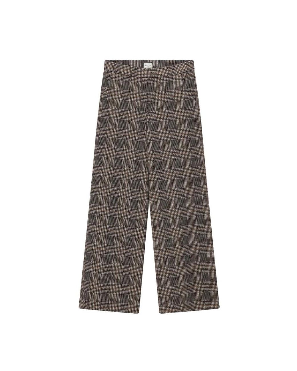 Seductive Gray Wide Trousers